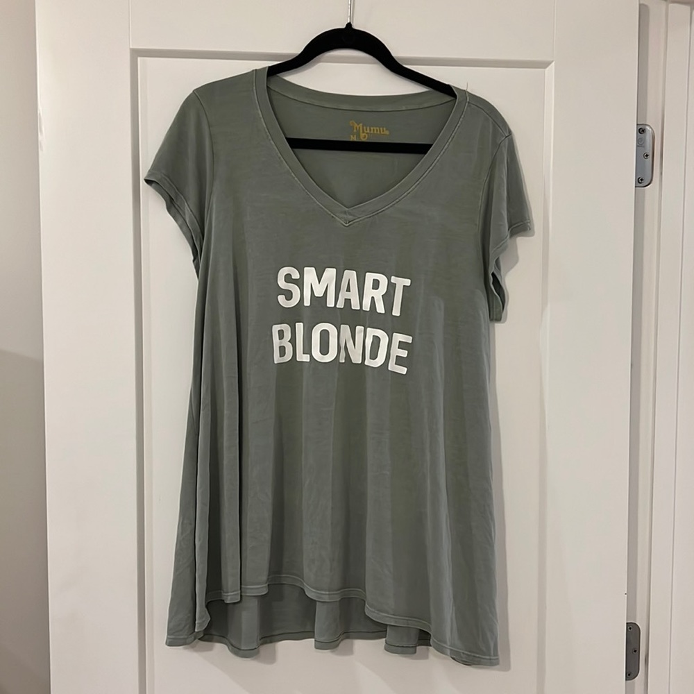 Show me your Mumu Smart Blonde Tee size medium